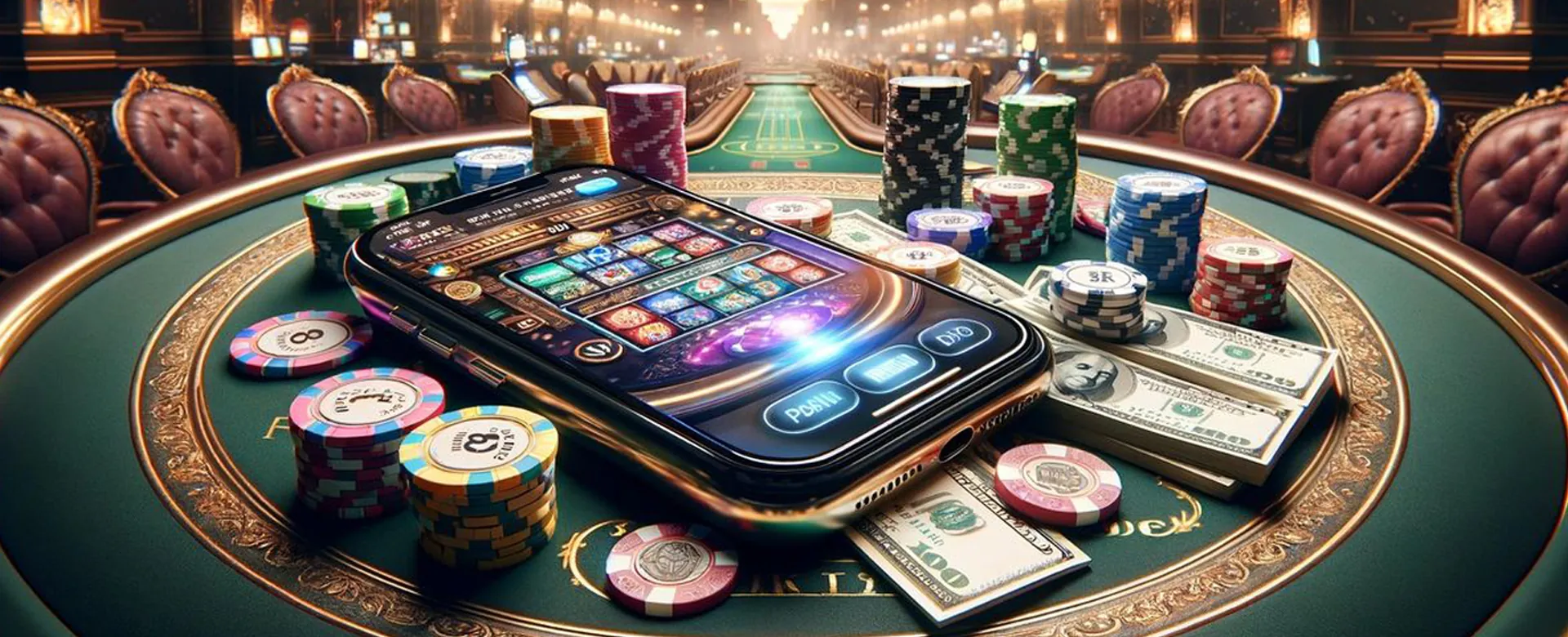 Dynamic background of online casino games and players at VIPSlot PH with Kuya Edward